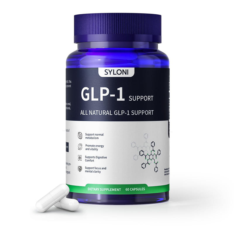 Syloni GLP-1 Natural Weight Management Capsules | Metabolism, Appetite & Energy Support | 60 Capsules