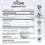 Syloni Hydrogen Water Tablets | 12 PPM H2 + Magnesium | Antioxidant, Energy & Cellular Health – 120 Servings Syloni